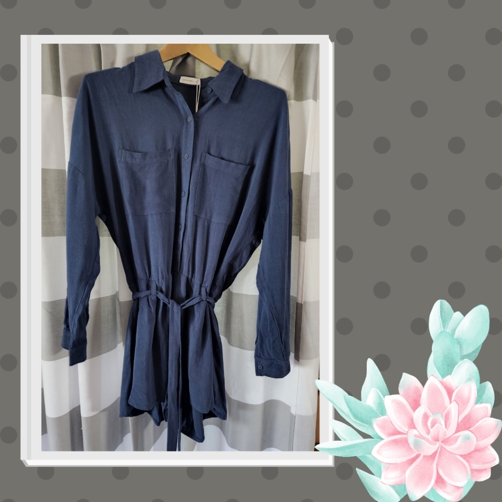Gentle Fawn Romper NWT POCKETS